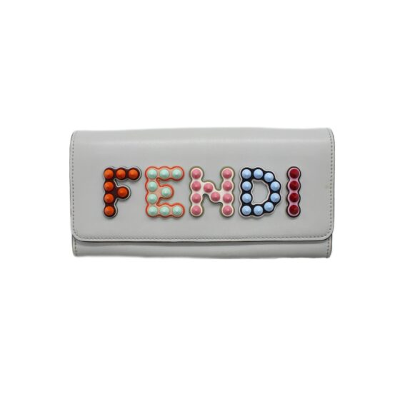 Tracolla Fendi con logo multicolor