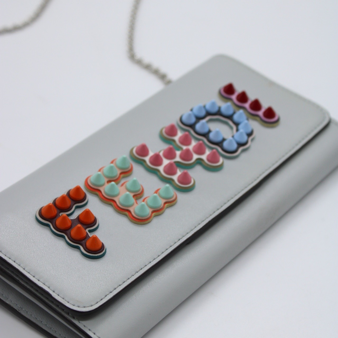 Tracolla Fendi con logo multicolor thumb