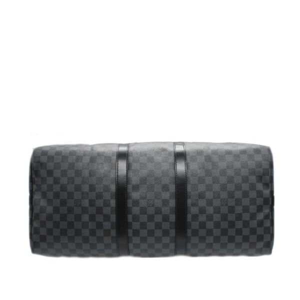 Keepall Louis Vuitton bandouliere 55 in damier graphit