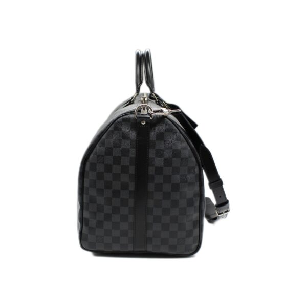 Keepall Louis Vuitton bandouliere 55 in damier graphit