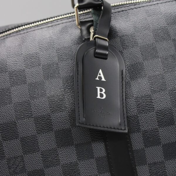 Keepall Louis Vuitton bandouliere 55 in damier graphit