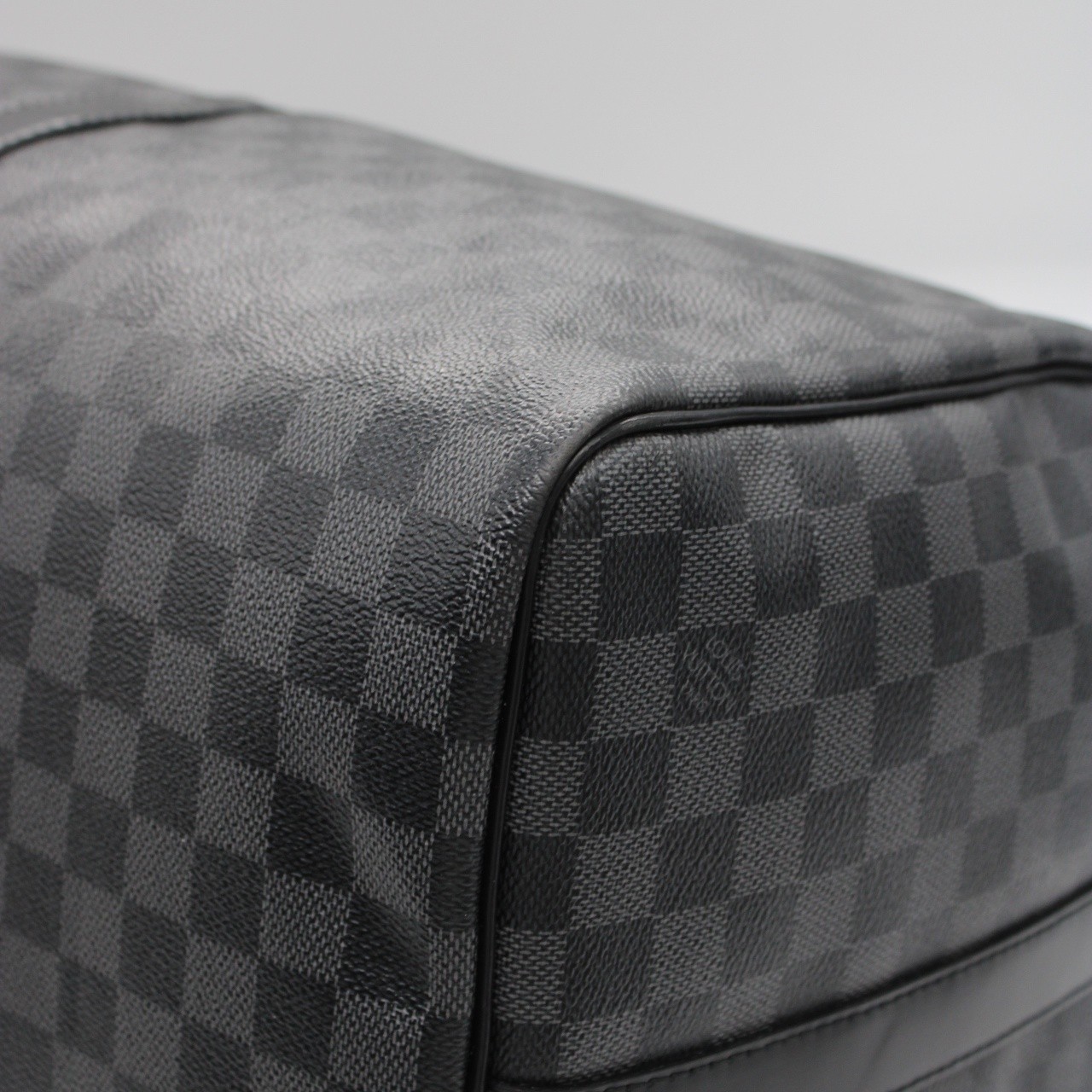 Keepall Louis Vuitton bandouliere 55 in damier graphit thumb