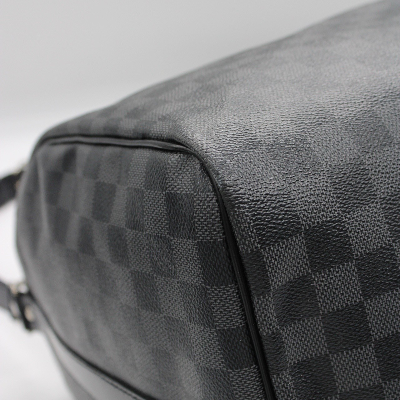Keepall Louis Vuitton bandouliere 55 in damier graphit thumb