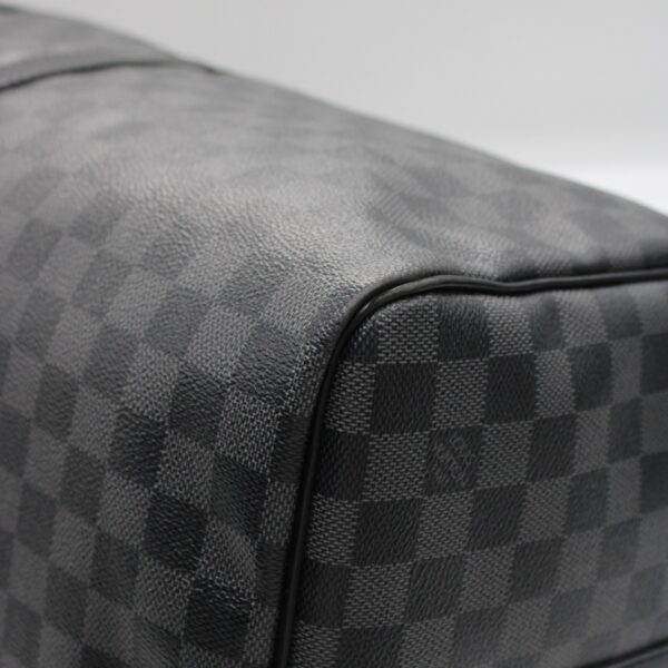 Keepall Louis Vuitton bandouliere 55 in damier graphit