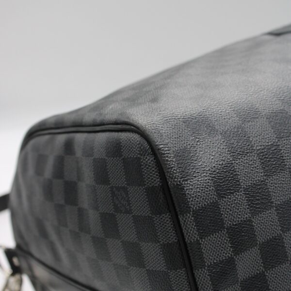 Keepall Louis Vuitton bandouliere 55 in damier graphit