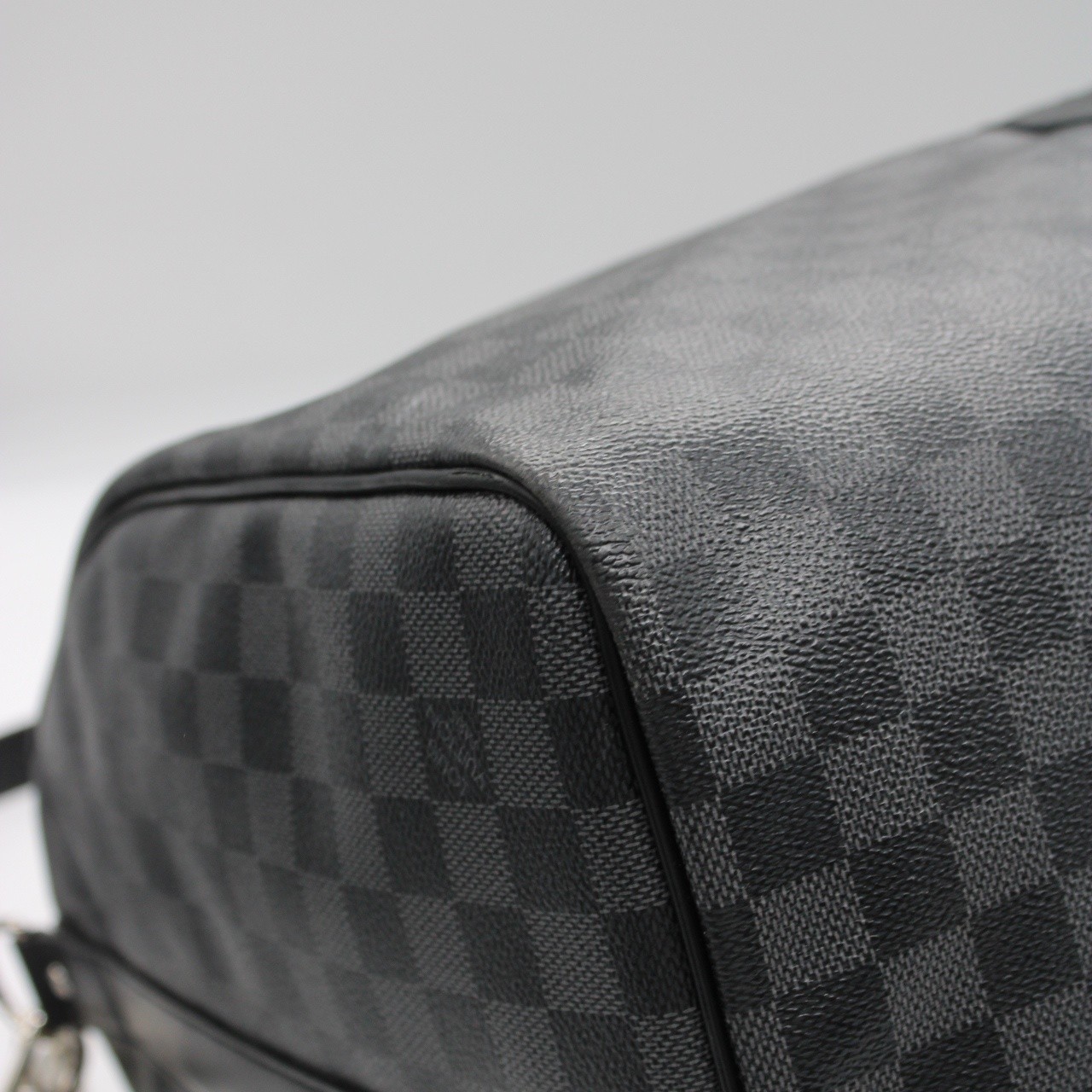 Keepall Louis Vuitton bandouliere 55 in damier graphit thumb