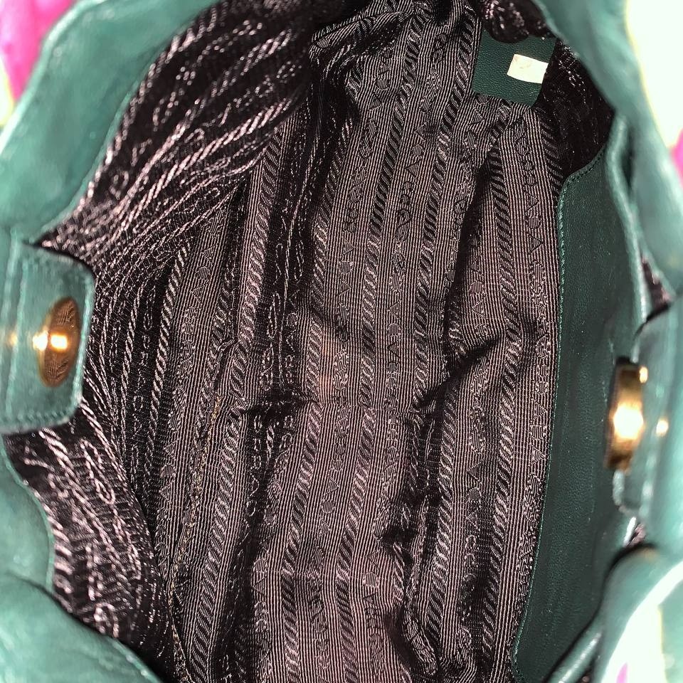 Borsa Prada in nappa multicolore thumb