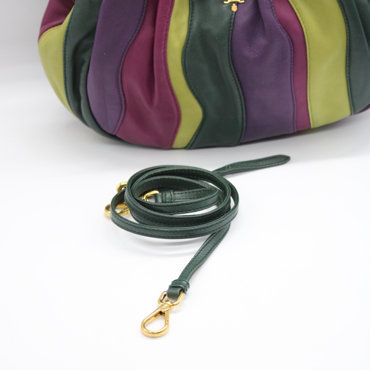 Borsa Prada in nappa multicolore thumb
