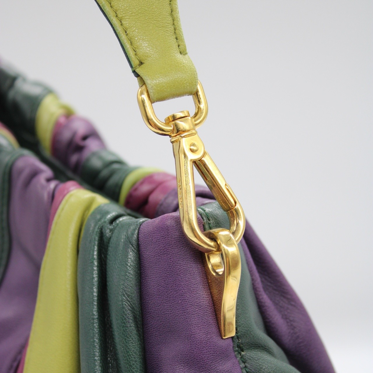 Borsa Prada in nappa multicolore thumb