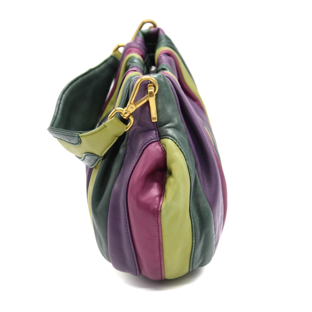 Borsa Prada in nappa multicolore thumb