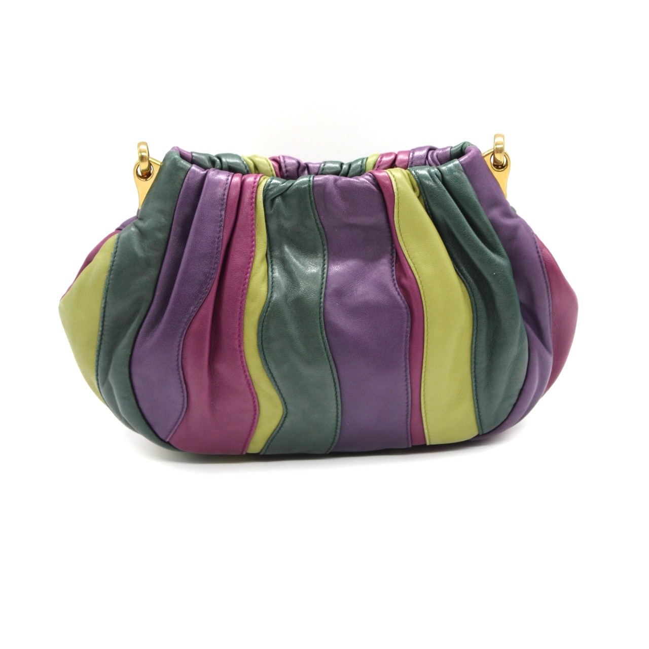 Borsa Prada in nappa multicolore thumb