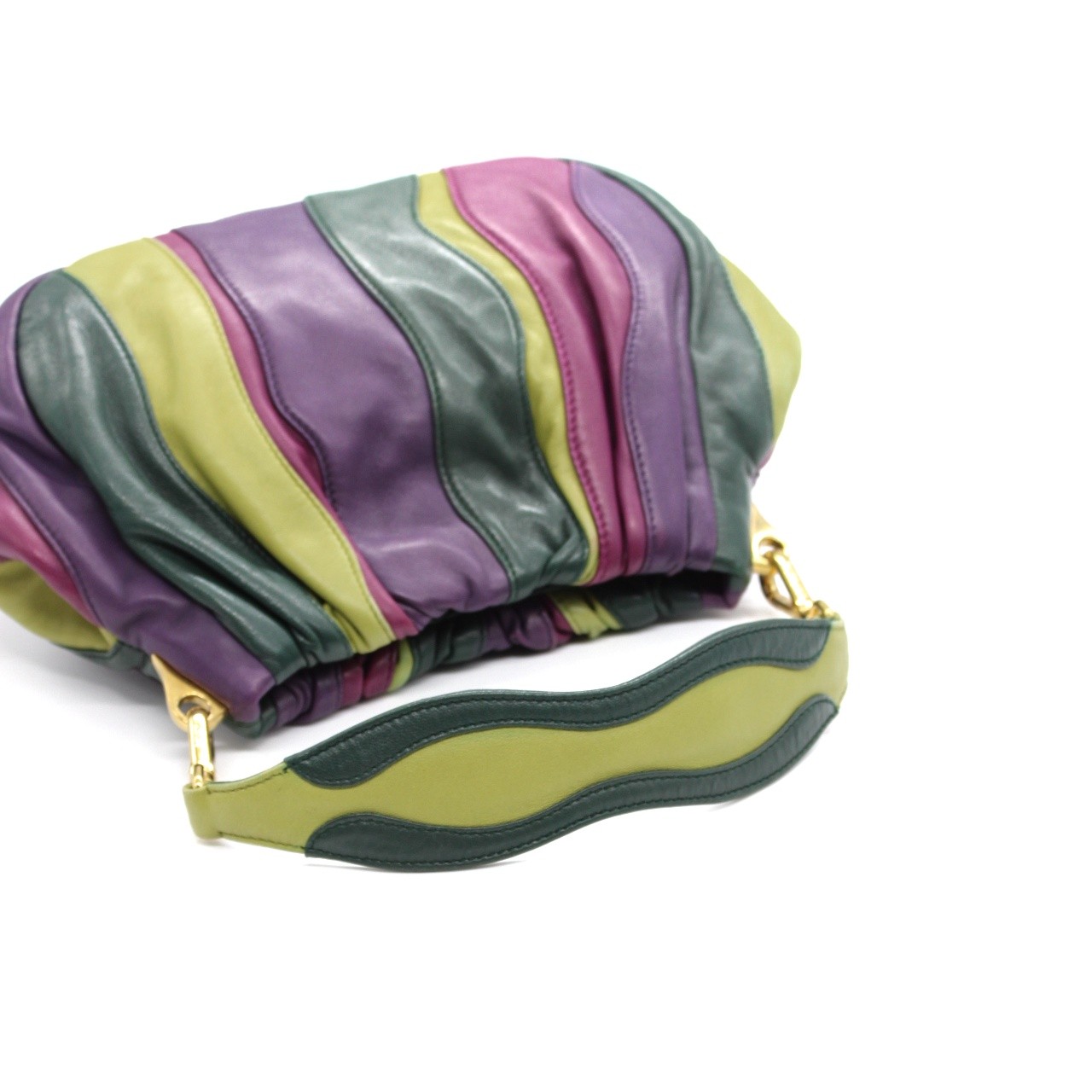 Borsa Prada in nappa multicolore thumb
