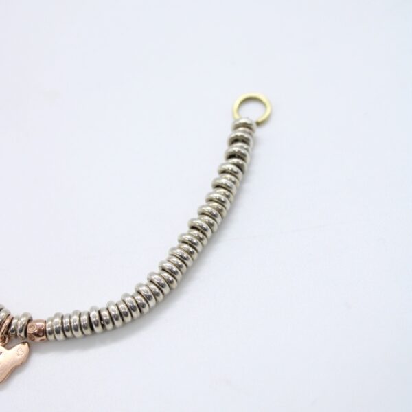 Bracciale Dodo rondelle con charme Bulldog francese