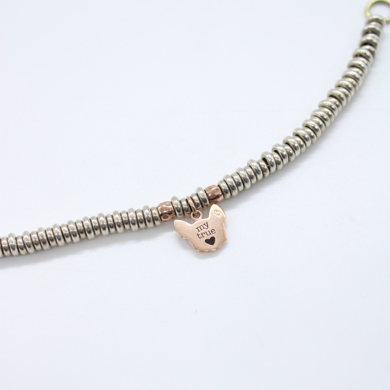 Bracciale Dodo rondelle con charme Bulldog francese thumb