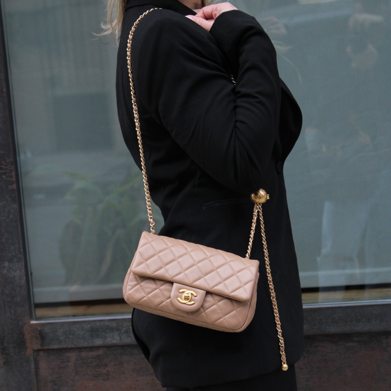Borsa Chanel Pearl crush mini thumb