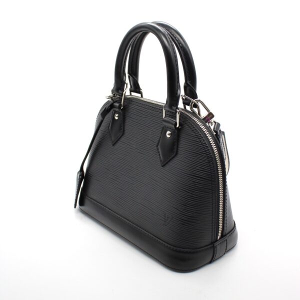 Borsa Louis Vuitton Alma BB in pelle epi nera