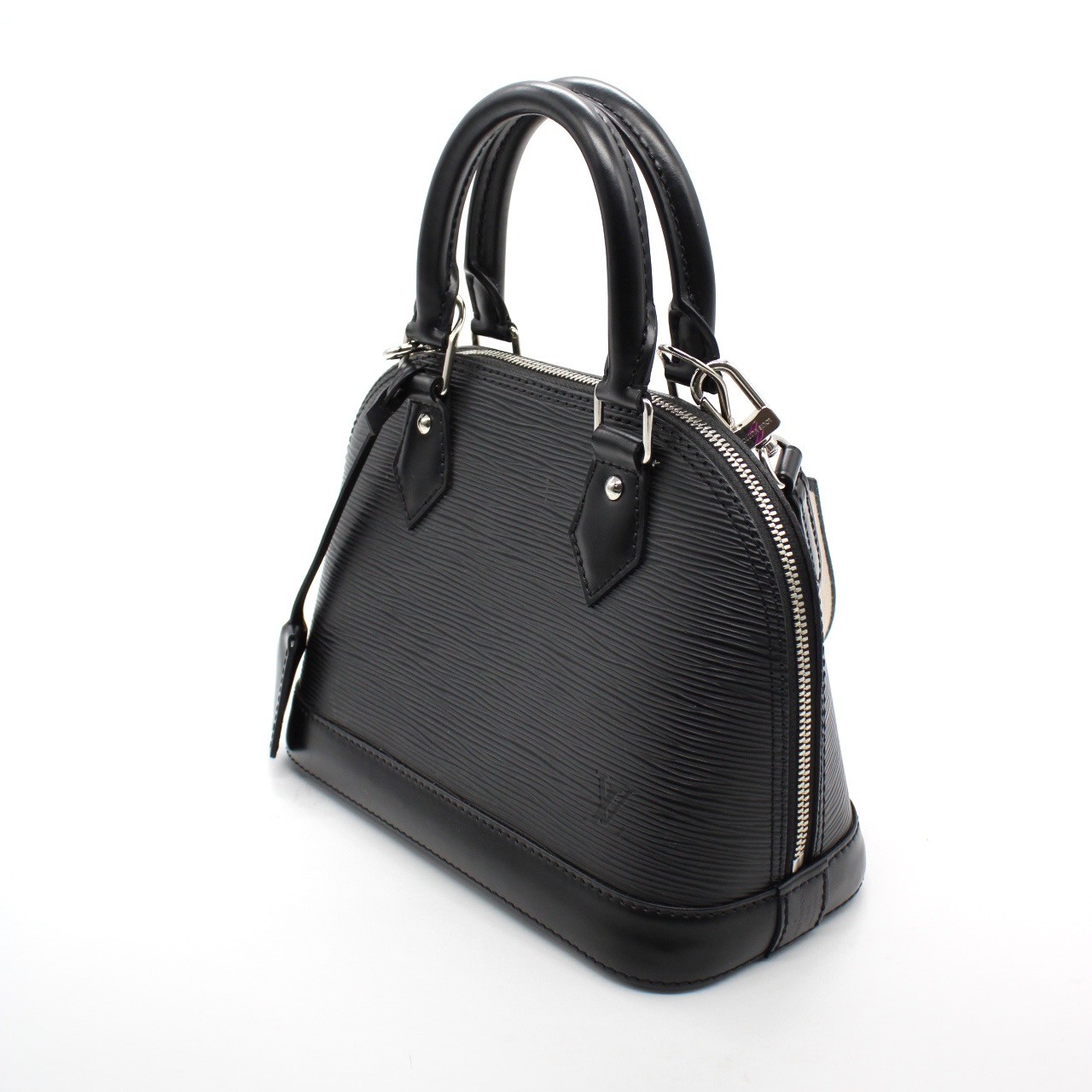 Borsa Louis Vuitton Alma BB in pelle epi nera thumb
