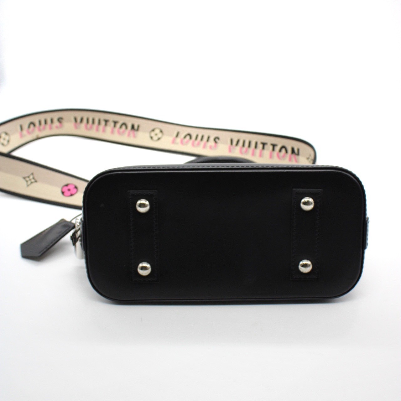 Borsa Louis Vuitton Alma BB in pelle epi nera thumb