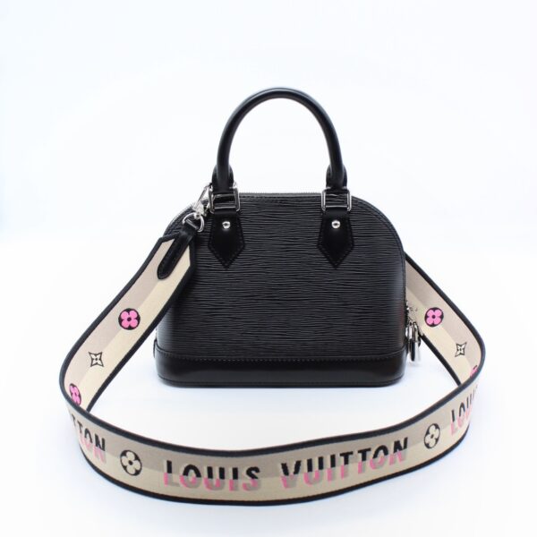 Borsa Louis Vuitton Alma BB in pelle epi nera