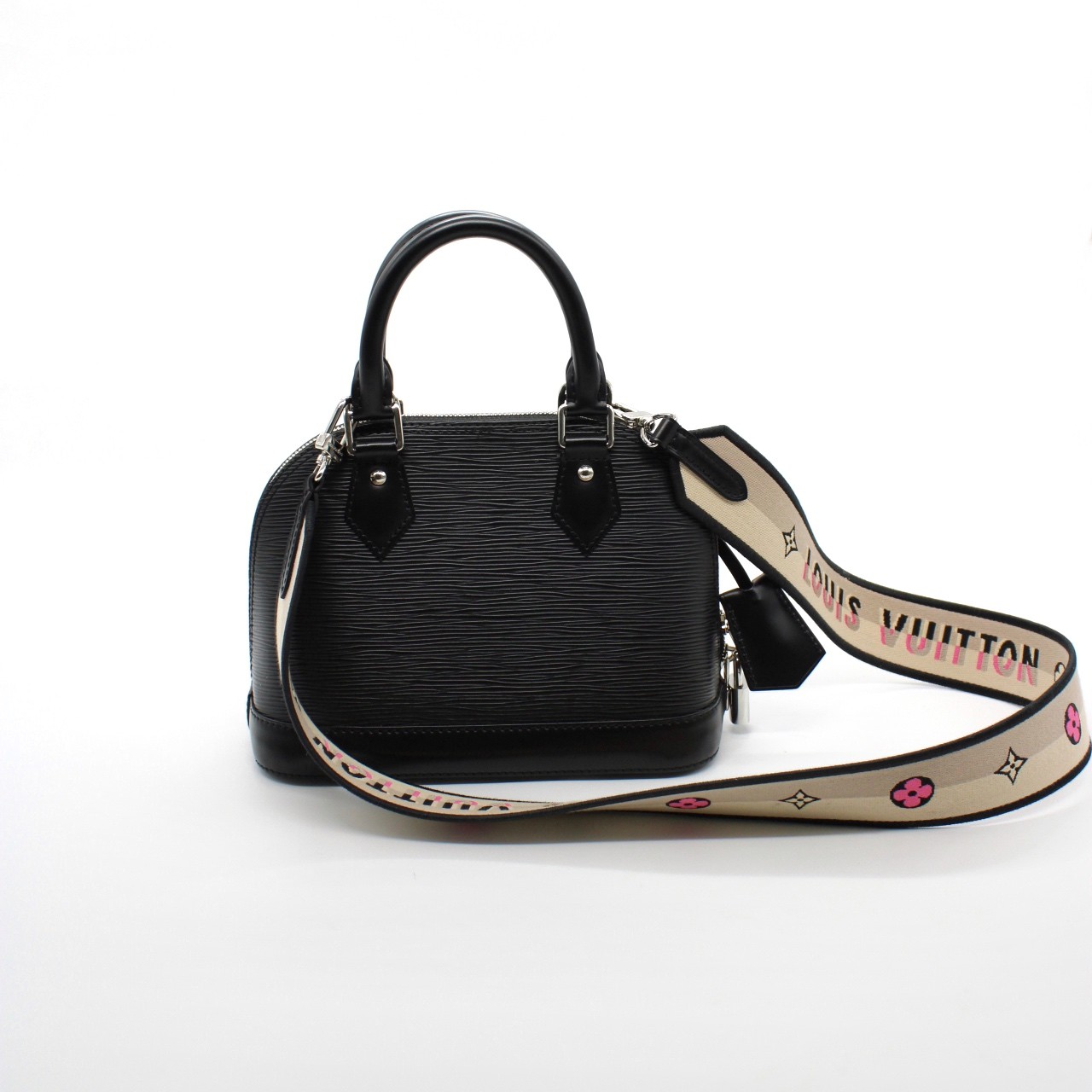 Borsa Louis Vuitton Alma BB in pelle epi nera thumb