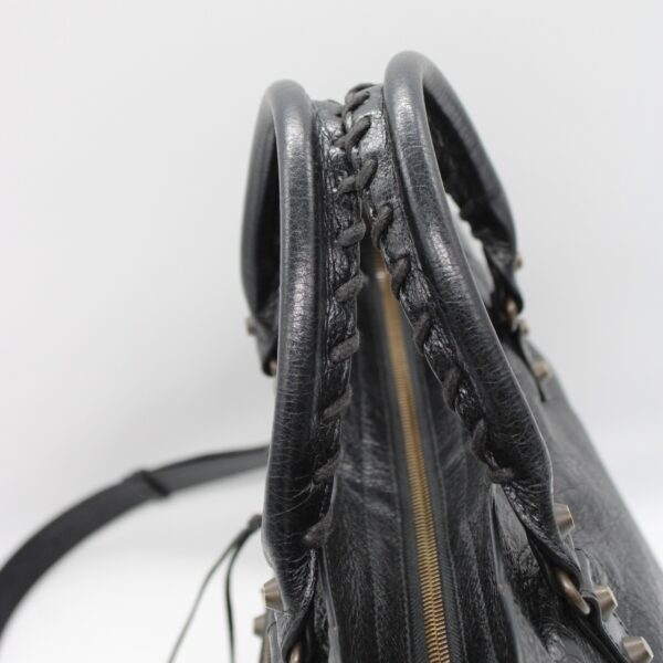 Borsa Balenciaga City in pelle nera