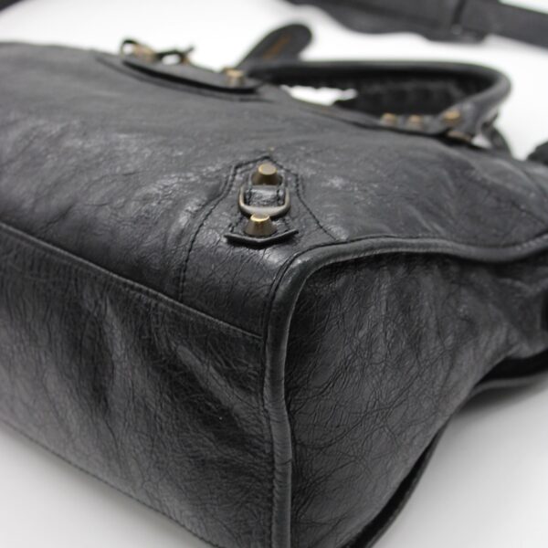 Borsa Balenciaga City in pelle nera
