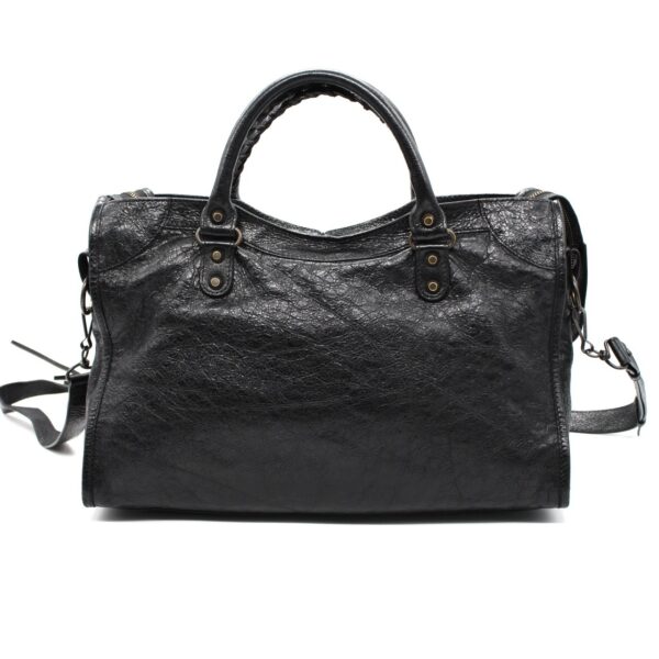 Borsa Balenciaga City in pelle nera
