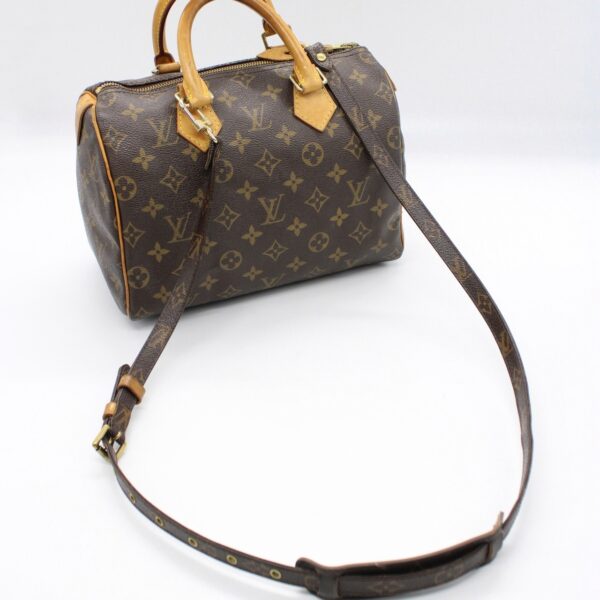 Borsa Louis Vuitton Speedy 25 Monogram con tracolla