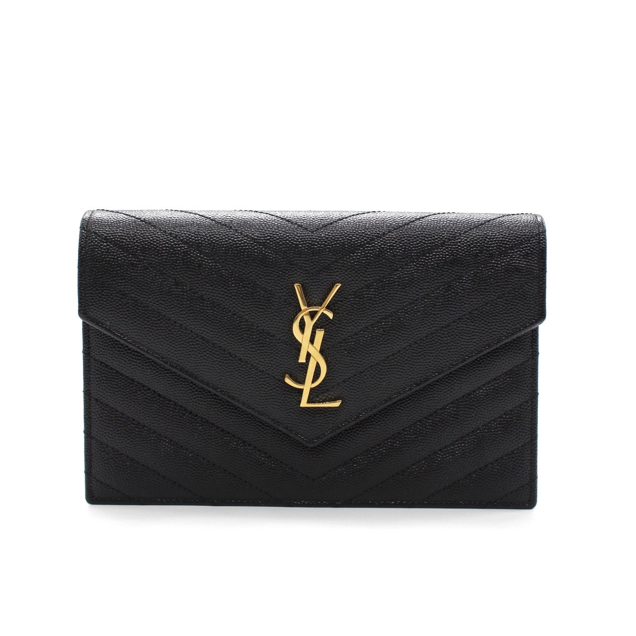 Pochette Saint Laurent envelope con catena cassandre classica thumb