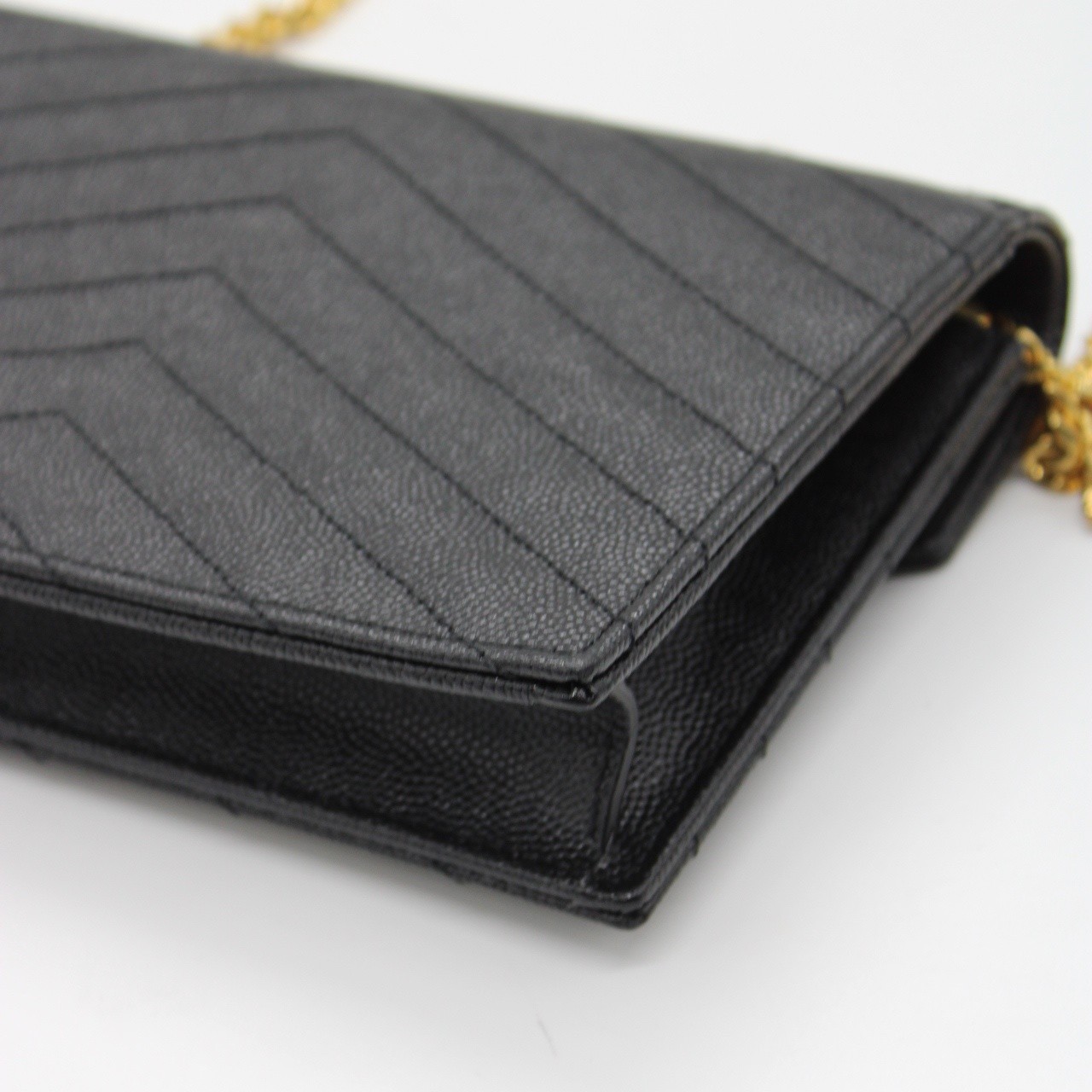 Pochette Saint Laurent envelope con catena cassandre classica thumb