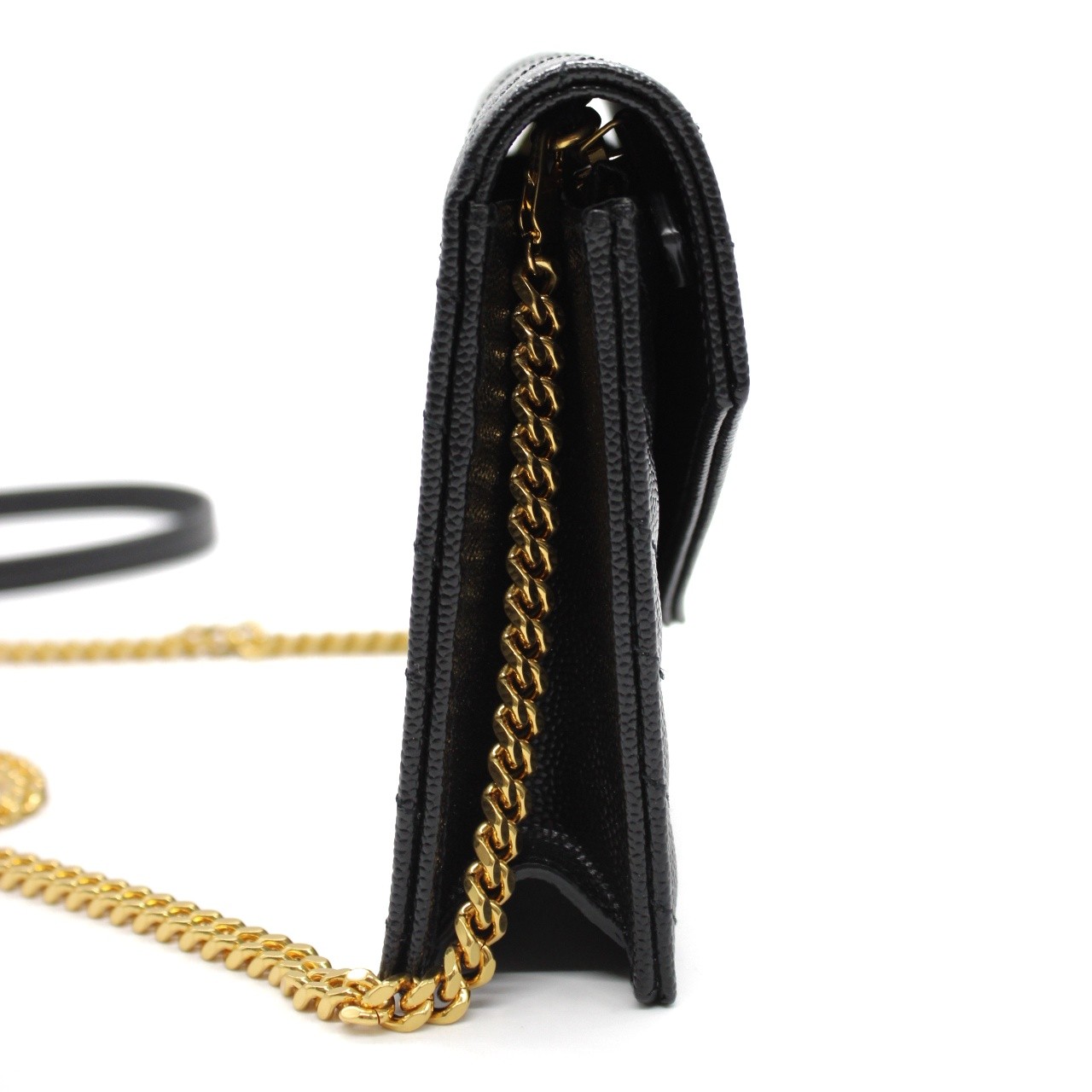 Pochette Saint Laurent envelope con catena cassandre classica thumb