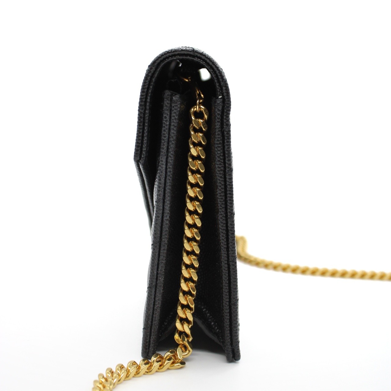 Pochette Saint Laurent envelope con catena cassandre classica thumb
