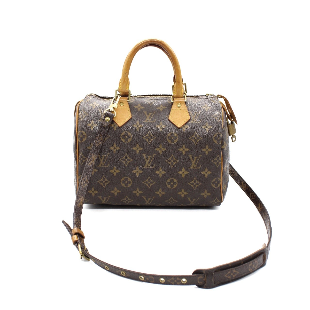 Borsa Louis Vuitton Speedy 25 Monogram con tracolla thumb