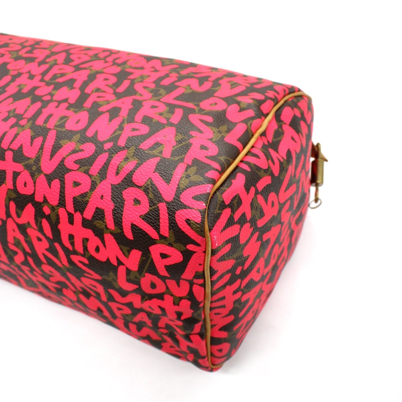Borsa Louis Vuitton x Stephen Sprouse Speedy 30 Monogram Graffiti Fucsia thumb