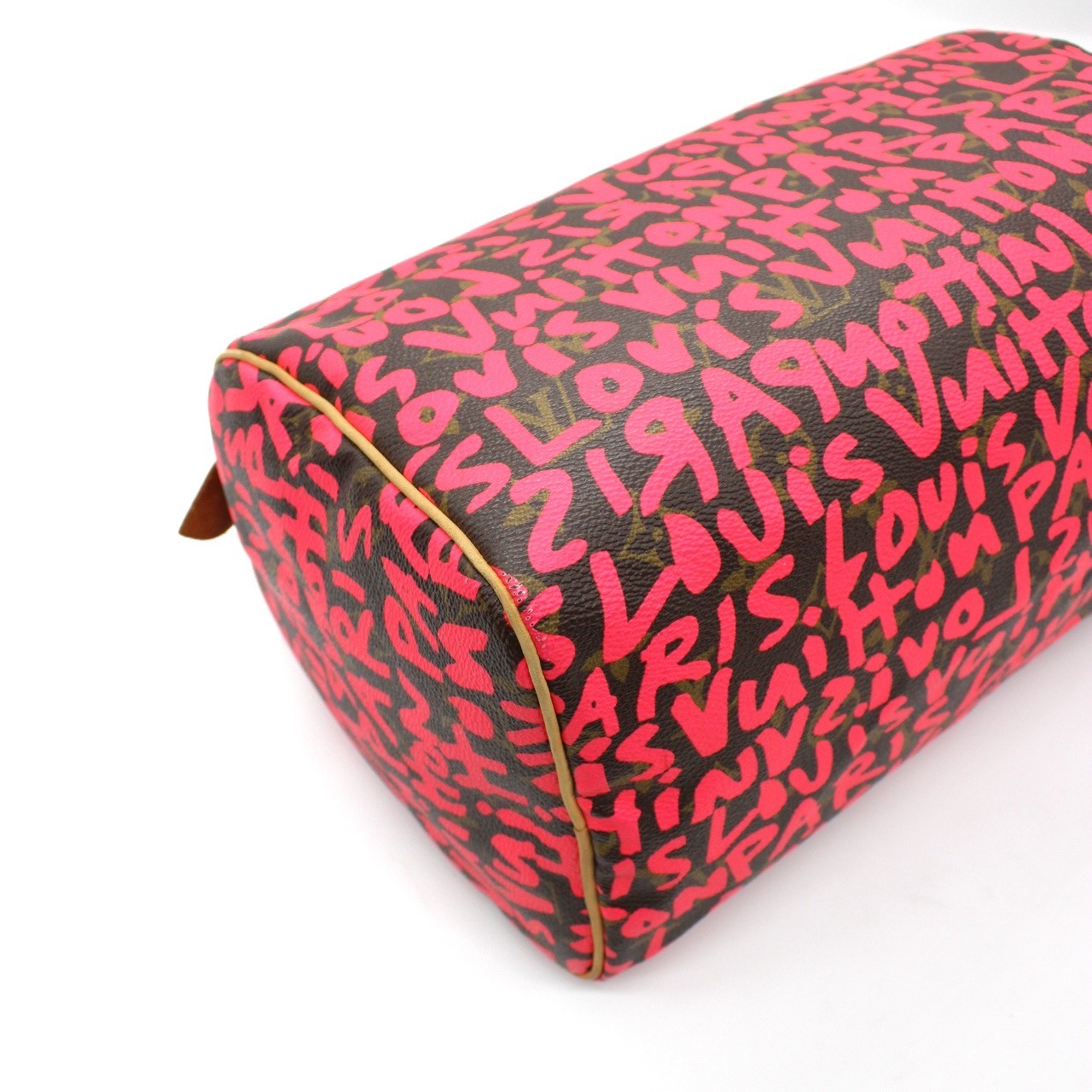 Borsa Louis Vuitton x Stephen Sprouse Speedy 30 Monogram Graffiti Fucsia thumb