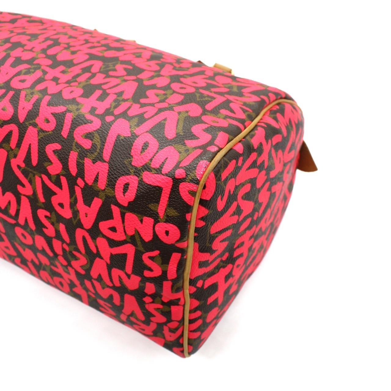 Borsa Louis Vuitton x Stephen Sprouse Speedy 30 Monogram Graffiti Fucsia thumb