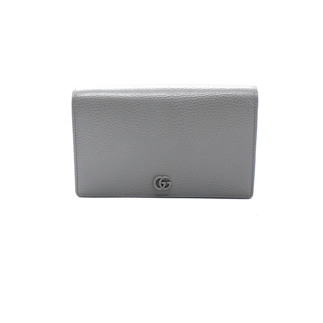Borsa A Tracolla Gucci GG Marmont Grigia thumb