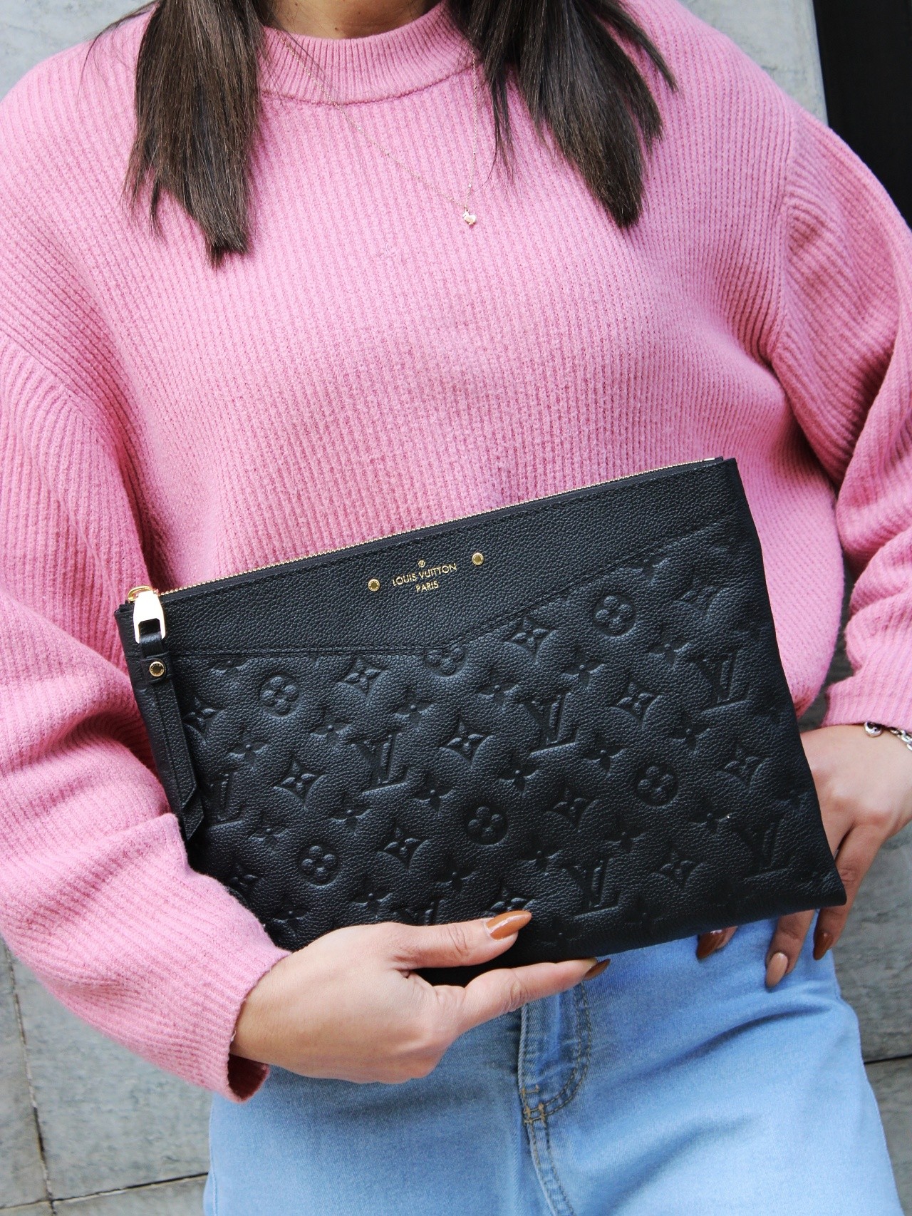 Pouch Louis Vuitton Daily Empreinte Nera thumb