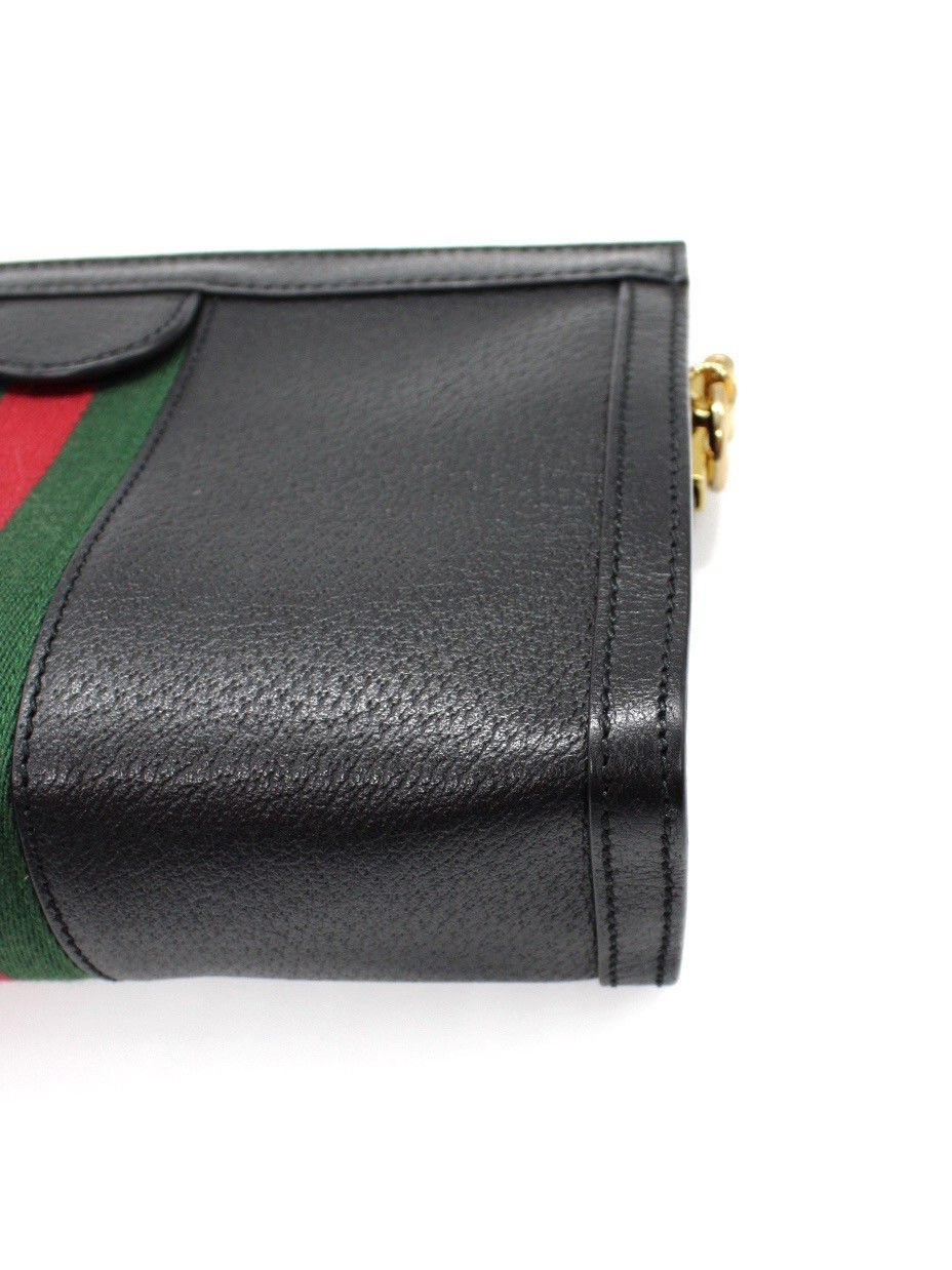 Borsa Gucci Ophidia In Pelle Nera thumb