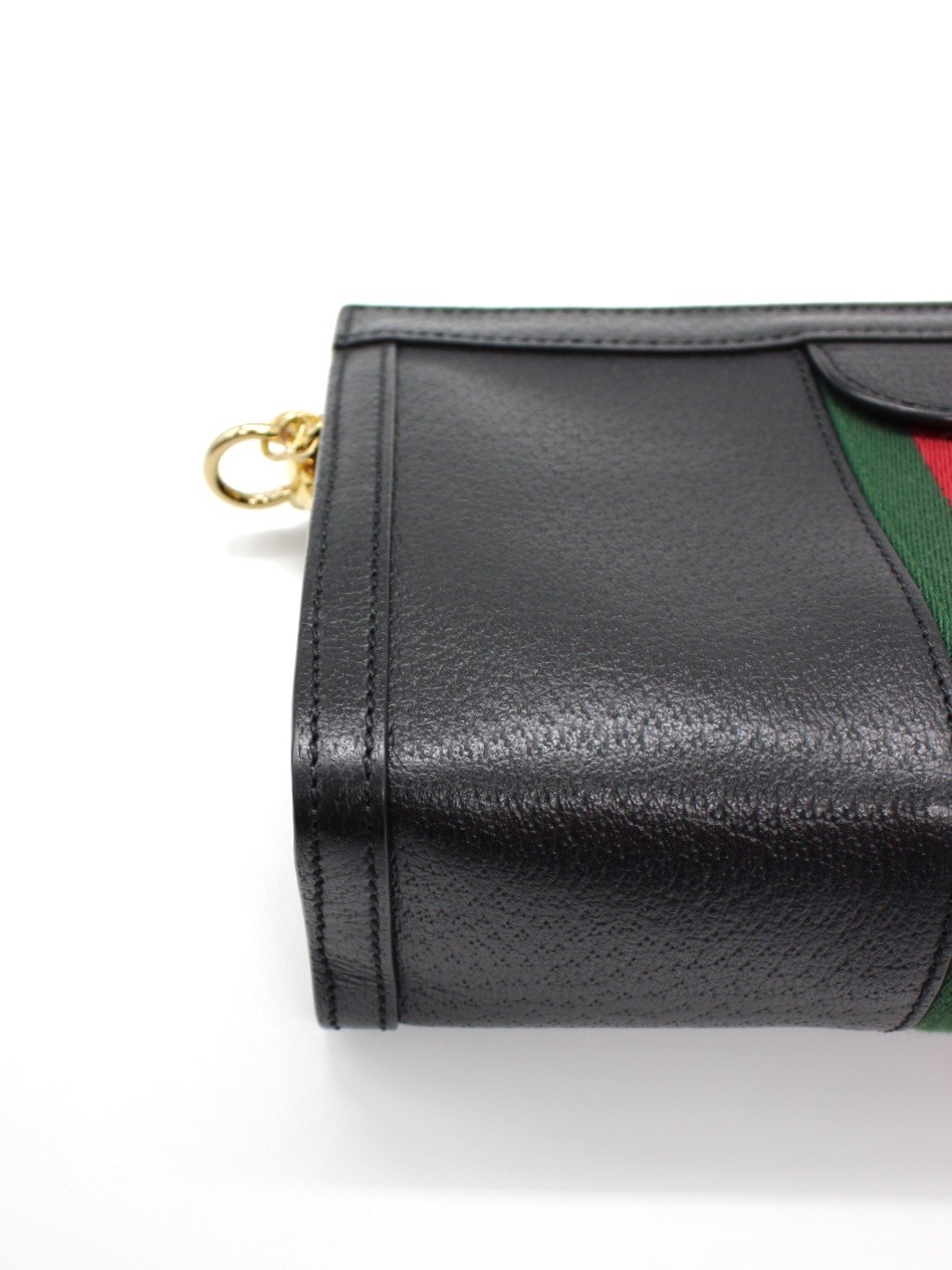Borsa Gucci Ophidia In Pelle Nera thumb