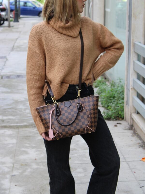 Borsa Louis Vuitton Caissa In Damier Ebene