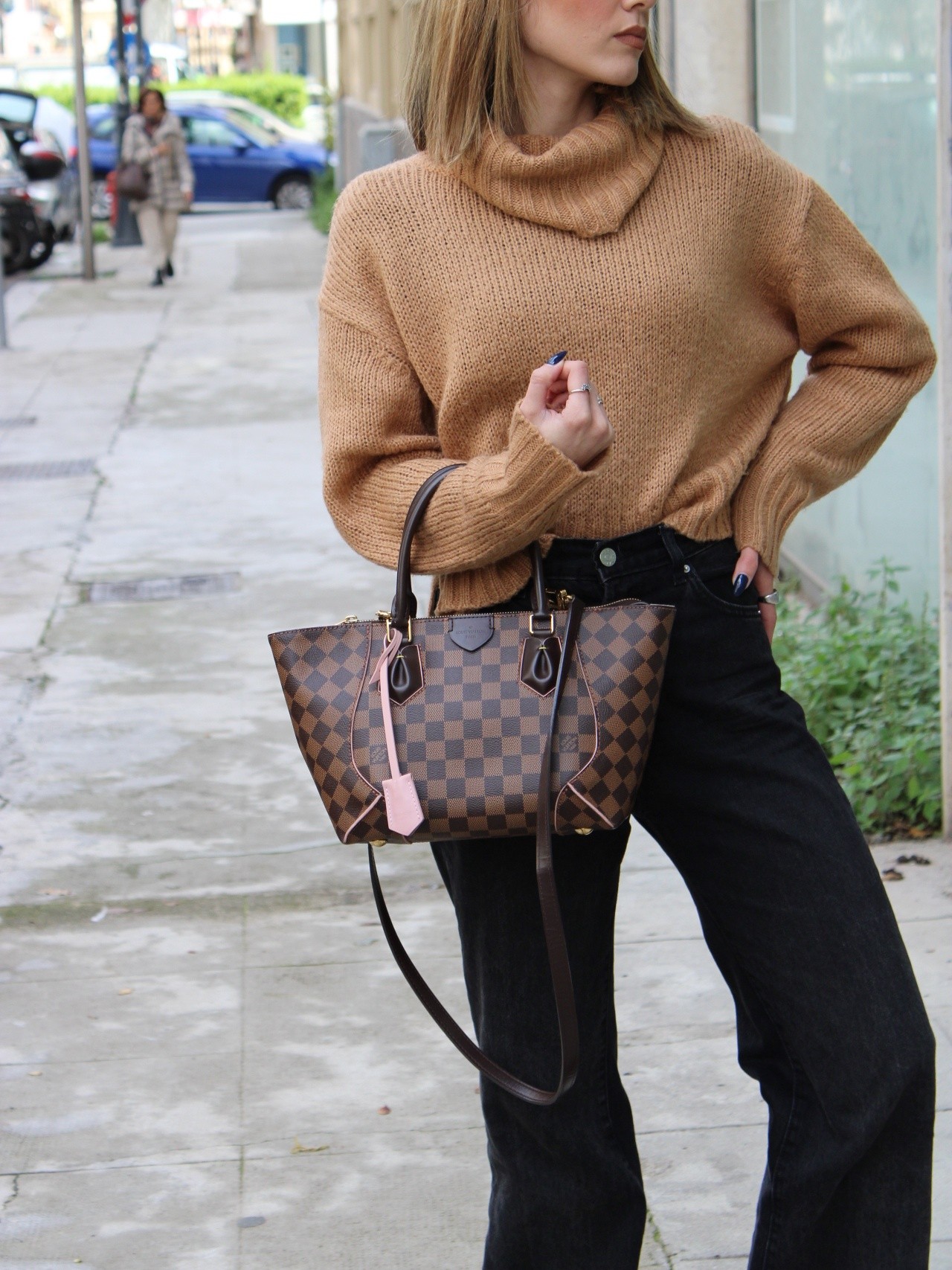 Borsa Louis Vuitton Caissa In Damier Ebene thumb