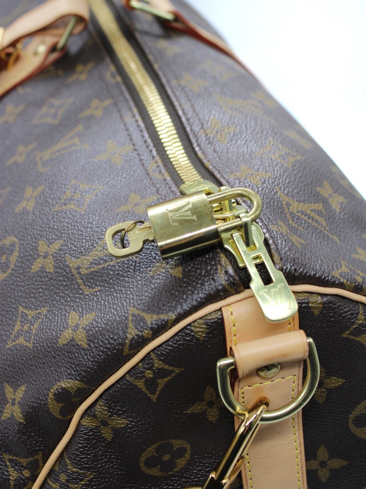 Keepall Louis Vuitton 55 in monogram thumb