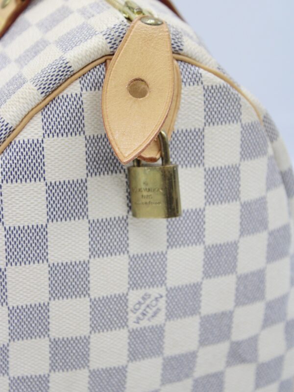 Louis Vuitton speedy 30 in damier azur