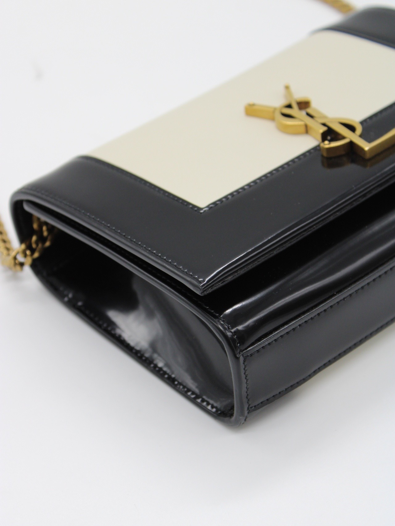 Borsa Saint Laurent kate piccola in nappa spazzolata thumb