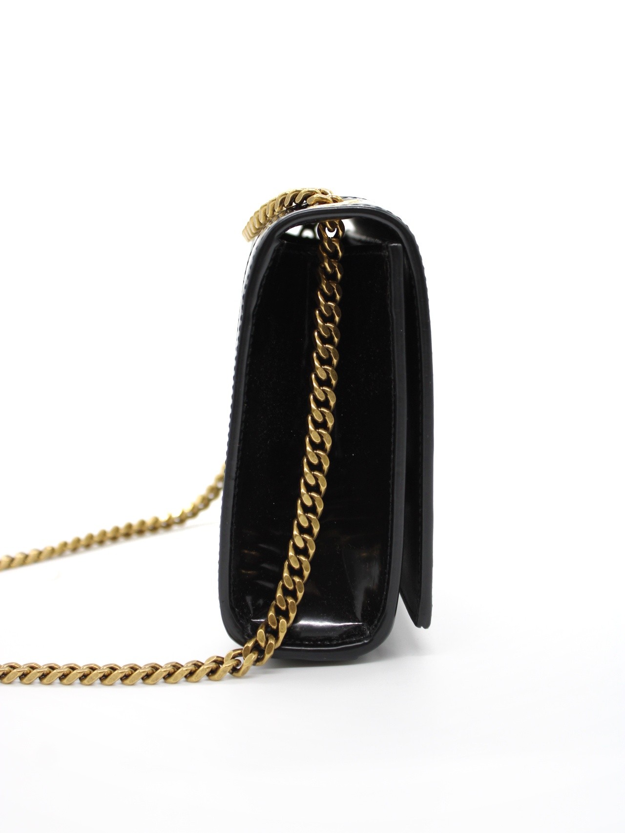 Borsa Saint Laurent kate piccola in nappa spazzolata thumb