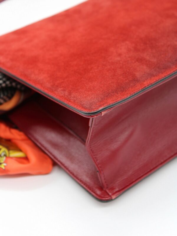 Borsa Gucci GG ring in suede