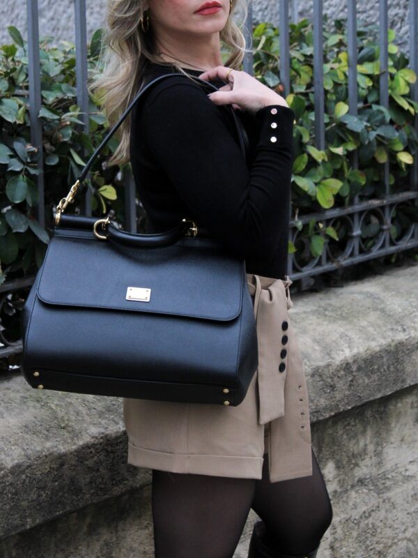 Dolce e Gabbana Sicily maxi borsa in pelle