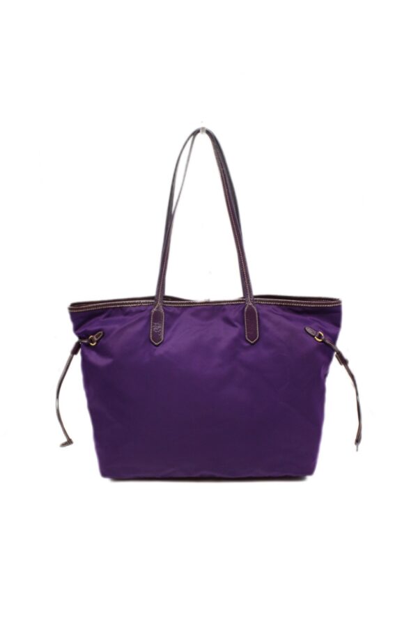 Shopper Prada In Tela Vela Viola
