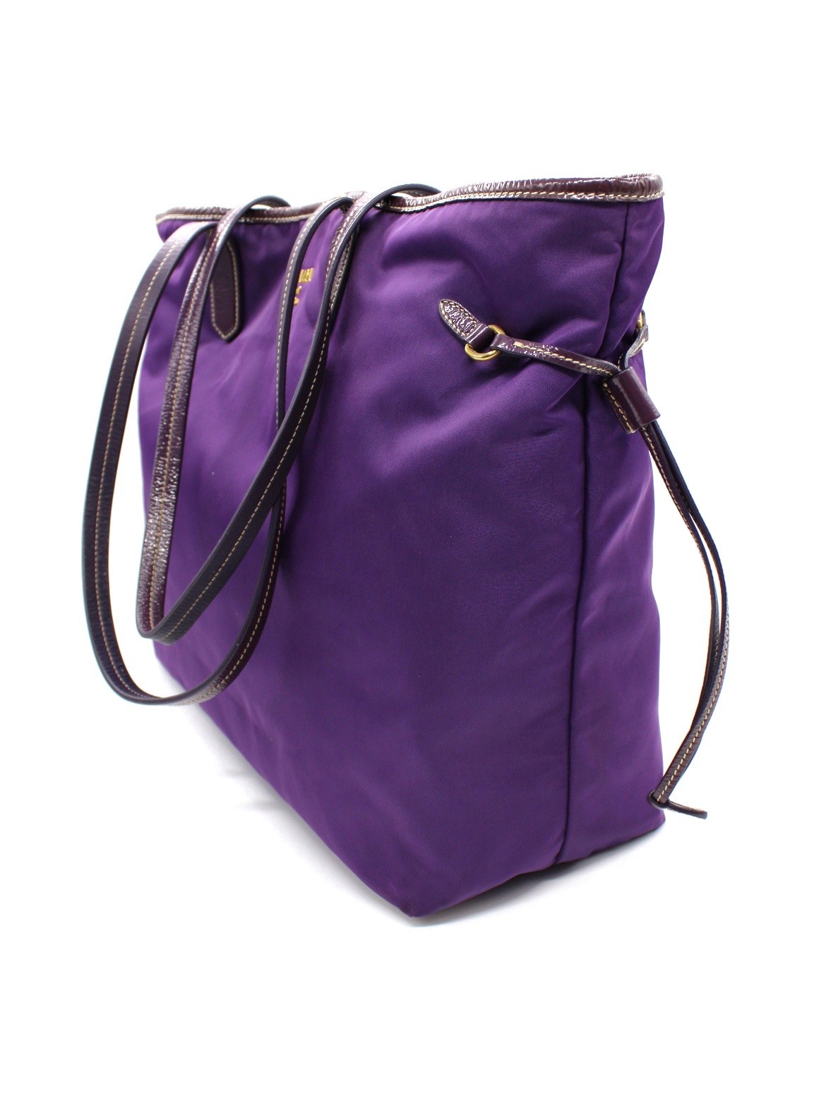 Shopper Prada In Tela Vela Viola thumb
